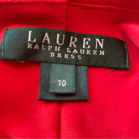 NWT beautiful Ralph, Lauren sleeveless red dress, size 10 - Picture 7 of 7
